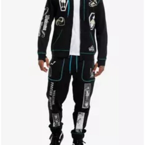 Our Universe Disney Muppets Haunted Mansion Patches Glow-In-The-Dark Hoodie 3X - Picture 3 of 4